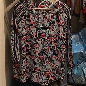 Crown & Ivy v-neck blouse